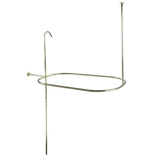 Kingston Brass Vintage, Oval Shower Riser W/ Enclosure, Polished Brass CC10402 - main